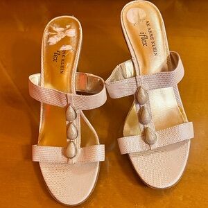 Anne Klein Women's Beige Sandals